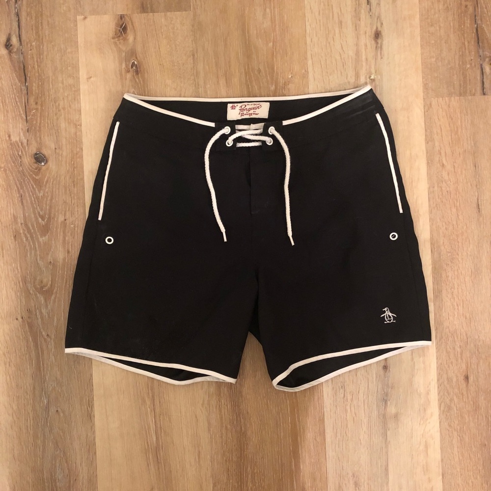Penguin Swim Trunks